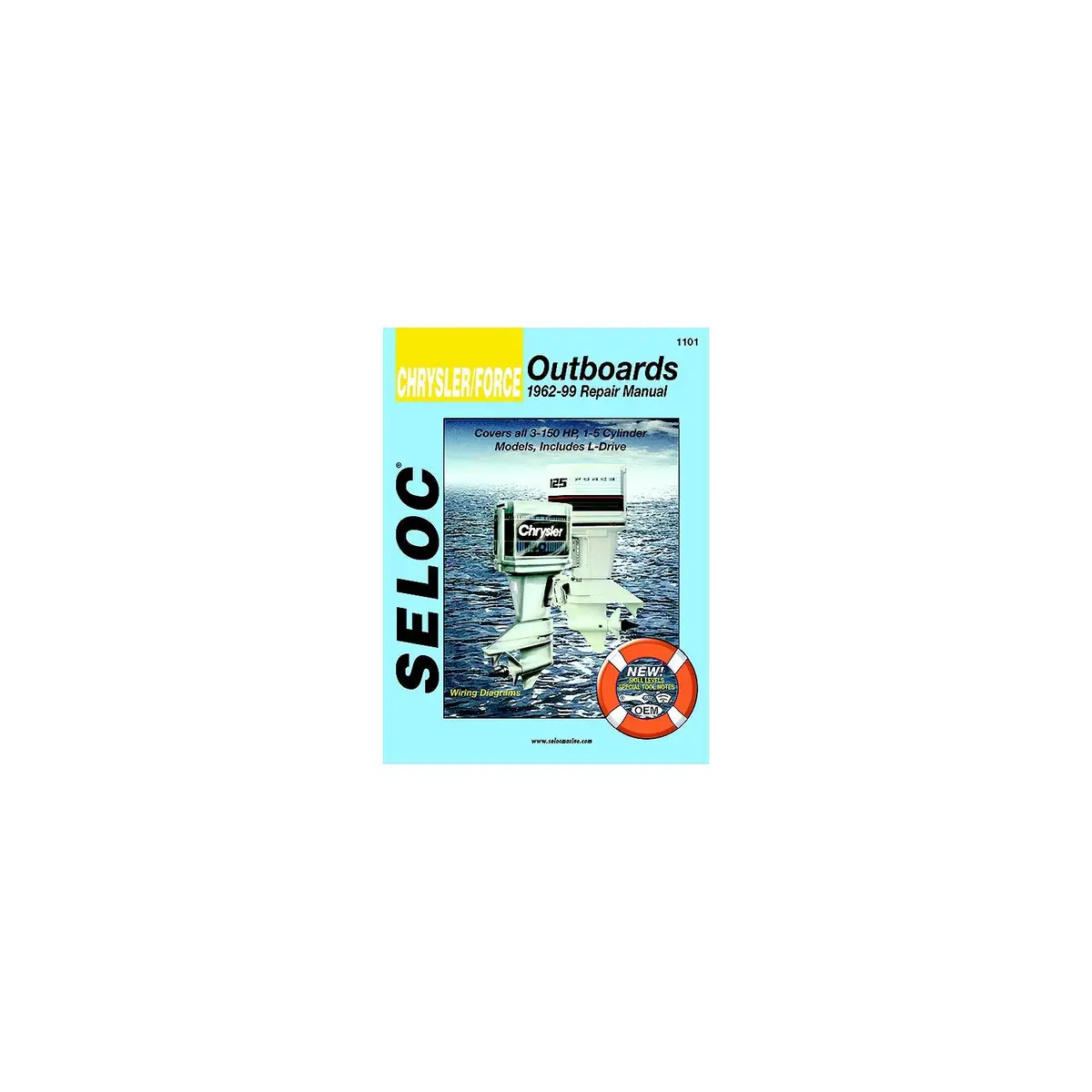Seloc 18-01101 Marine Manual For Force Outboards, All Engines 1962-99 1