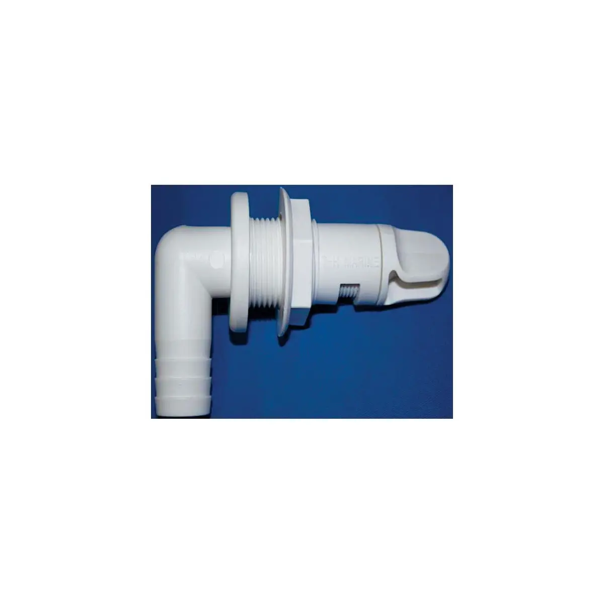 Th Marine Ahv-92-Dp T-H Marine Aerator Spray Head 90° Fixed Flange W/Shut Off, 3/4", White 1