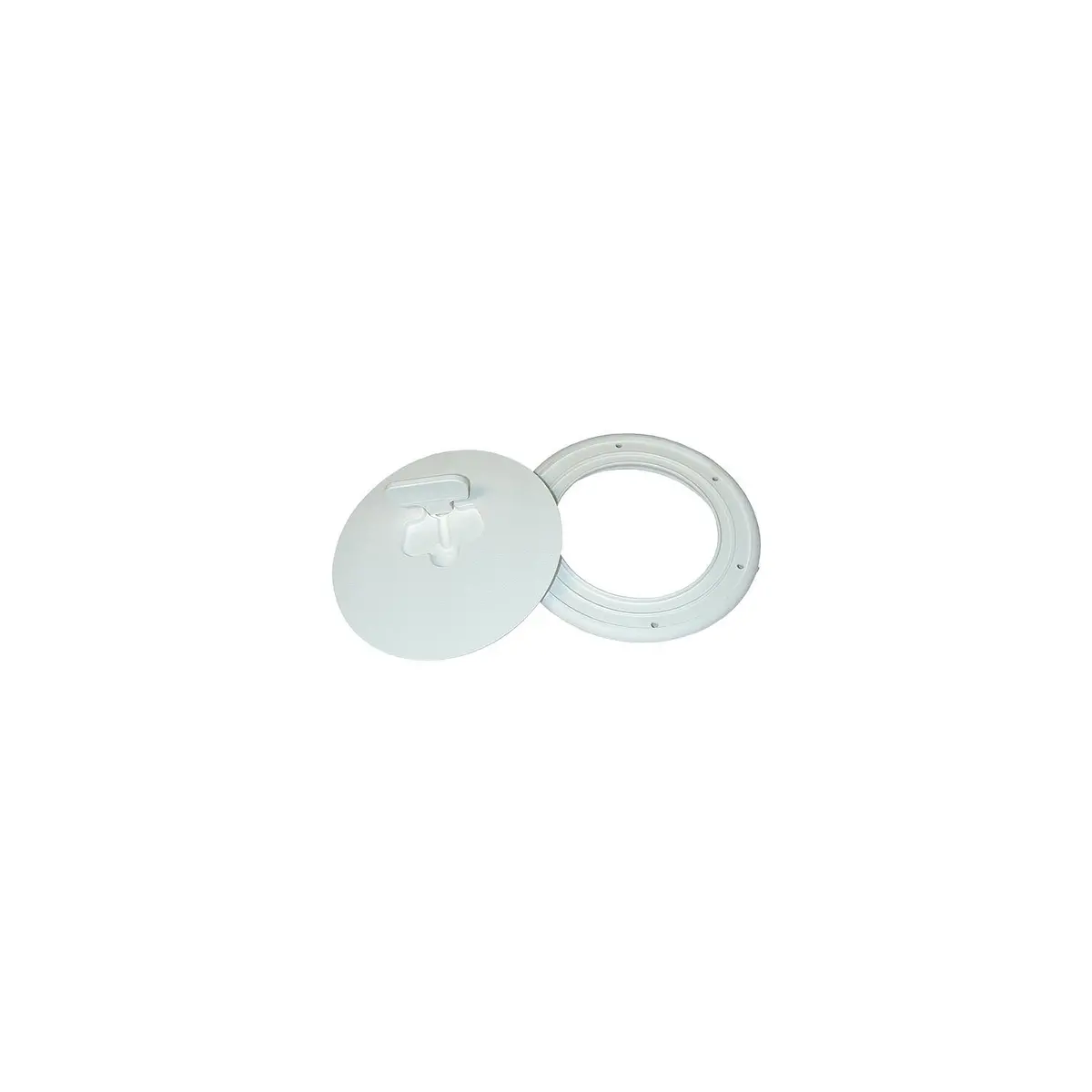 Th Marine Dpcam-6-2-Dp T-H Marine Quick Release Deck Plate 6" Diameter, Polar White 1