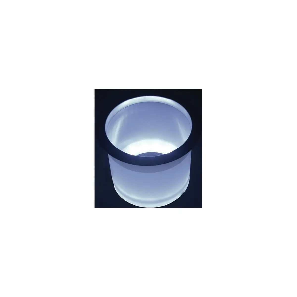 Th Marine Led-Lch-W-Dp T-H Marine Waterproof White Led Lighted Rim Drink Holder 1