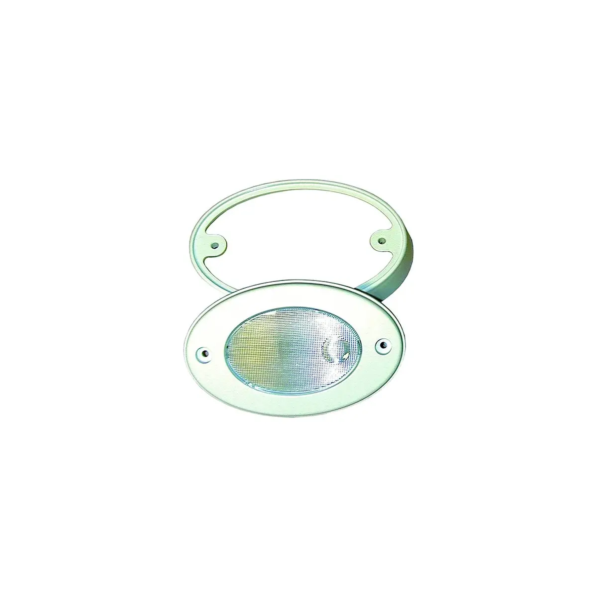 Th Marine Led-Ocl-2K-Dp T-H Led Oval Light With Mounting Ring, White 1