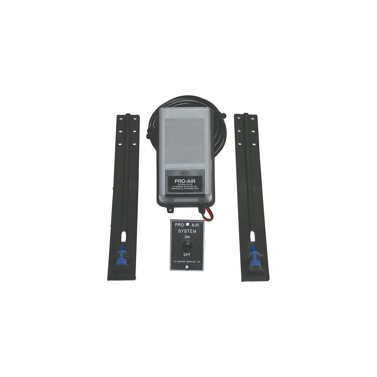 Th Marine Pas-1-Dp T-H Marine 12V Complete Pro-Air System Livewell Aeration Kit, W/ Air Stones 1