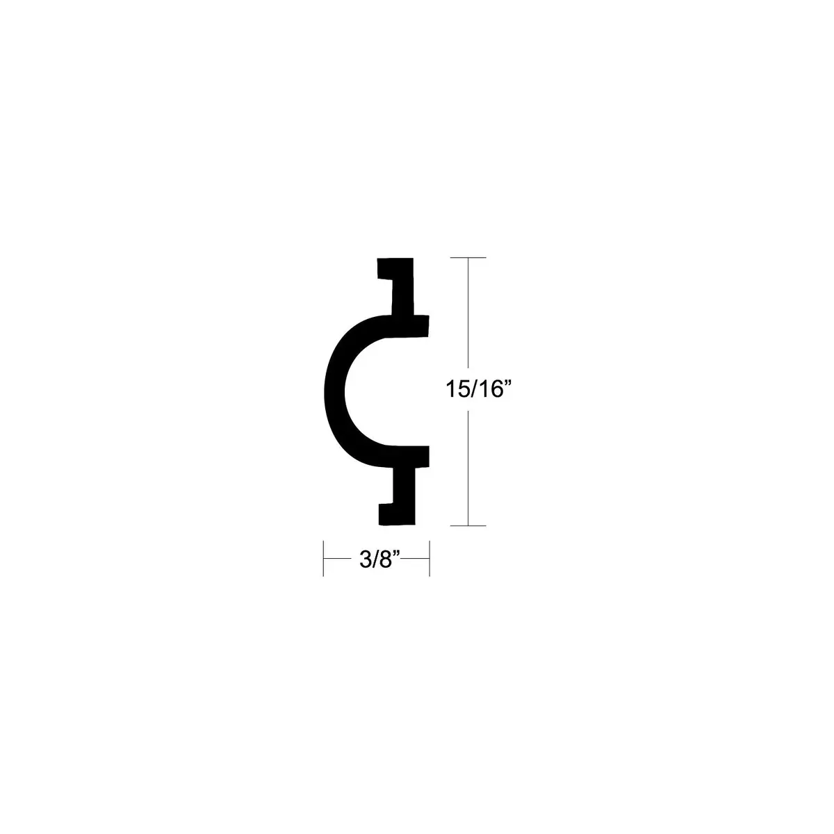 Taco Metals V12-0317Bka50-1 Taco Flexible Vinyl Insert, 50' Black 1