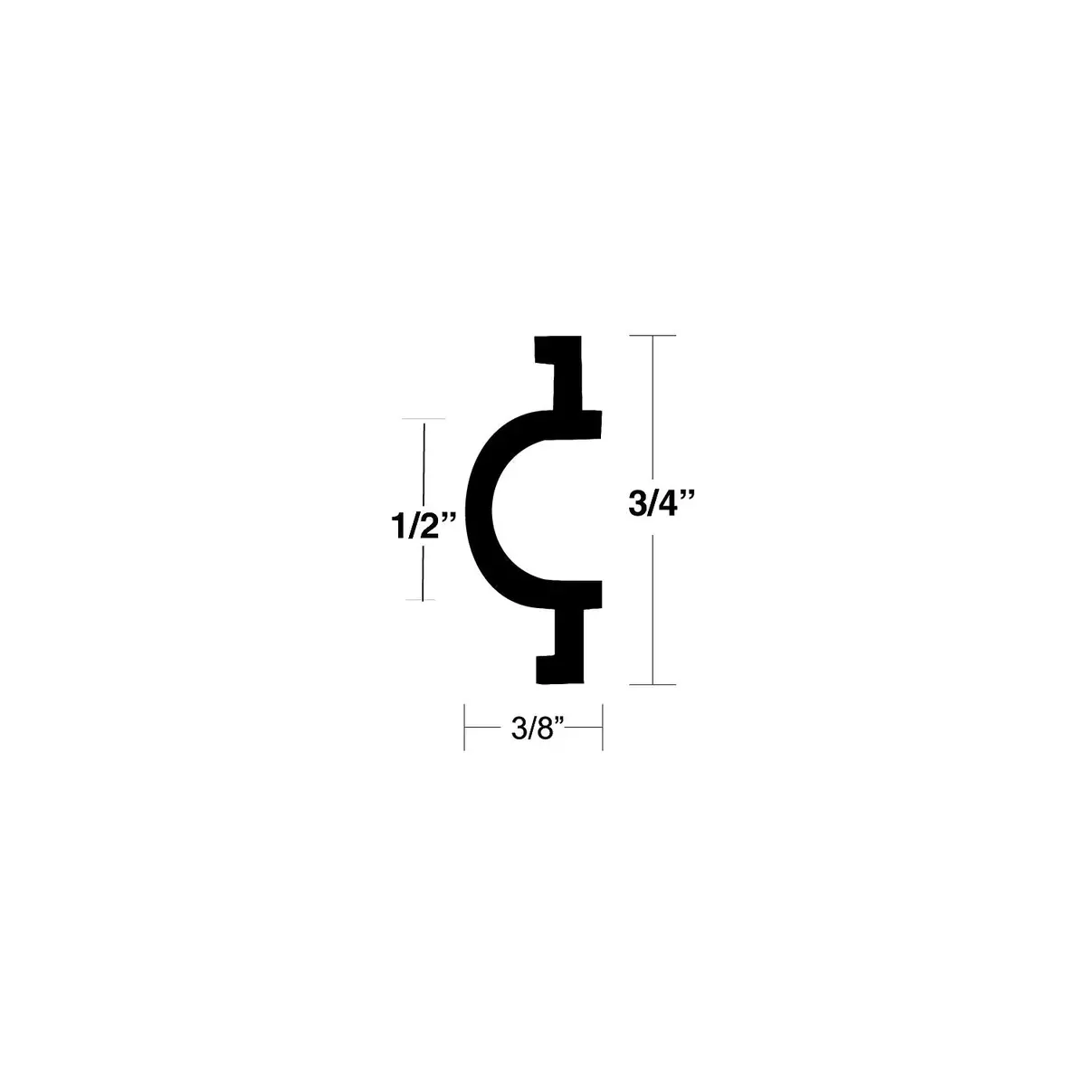 Taco Metals V12-0334Bka50-1 Taco Flexible Vinyl Insert, 50' Black 1