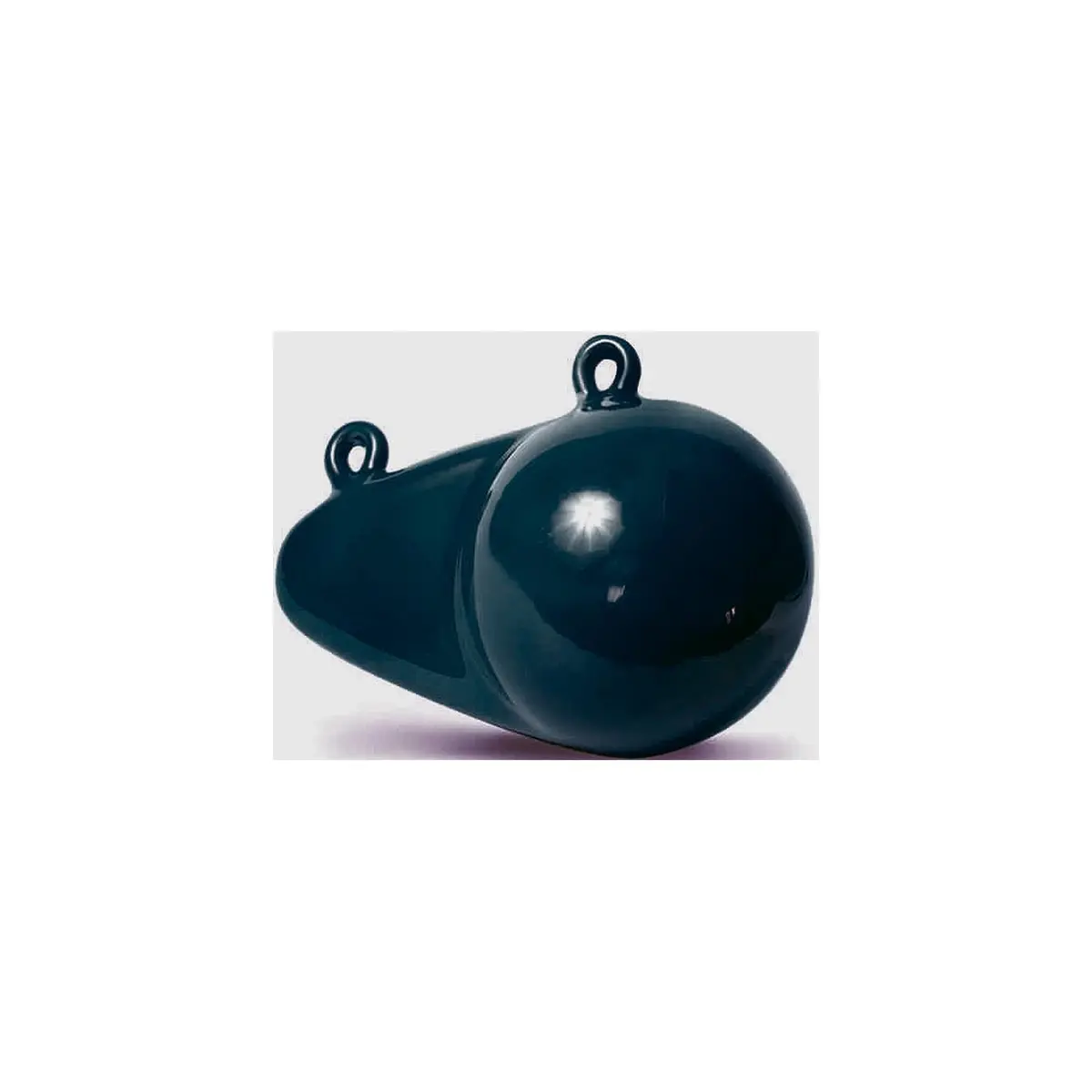 Greenfield Products 206B Pvc Coated Cannonball Style Downrigger Weight, Black 1
