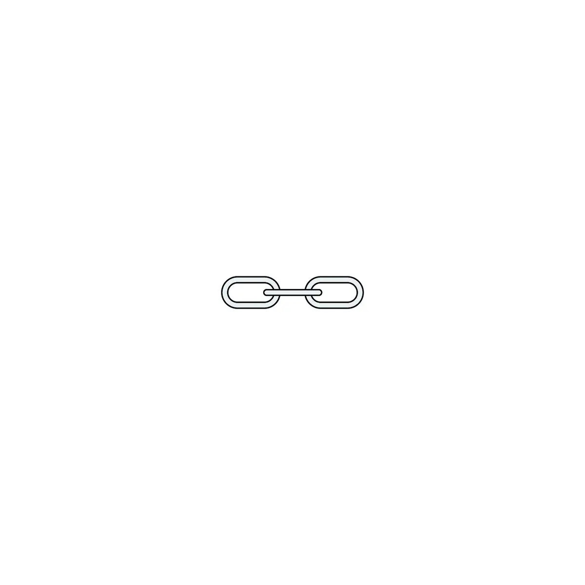 Greenfield Products 2116-W 5/16" X 5' Anchor Lead Chain White 1