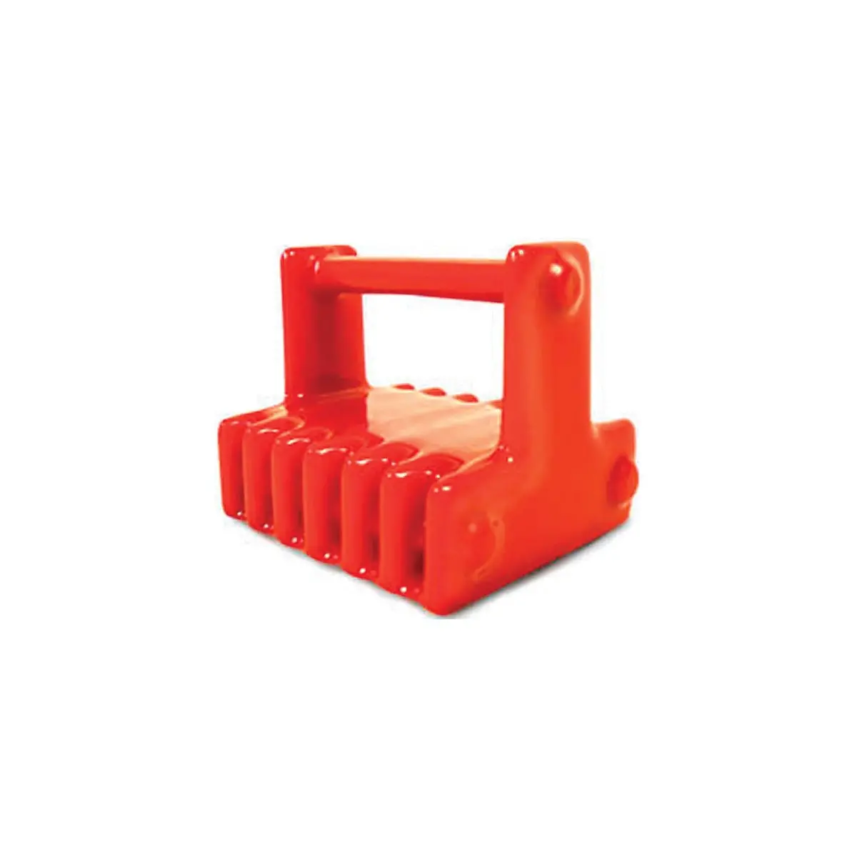 Greenfield Products 7-Rd Marine Retrieval Magnet 200 Lb. Rating Pvc Coated Red 1