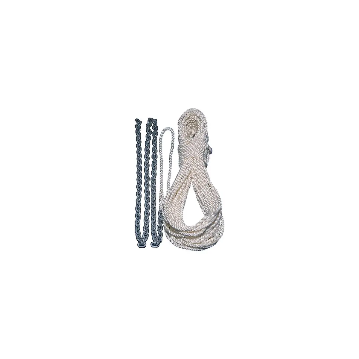 Lewmar 69000339 9/16 X 200'Nylon W/5/16 X 20' 1