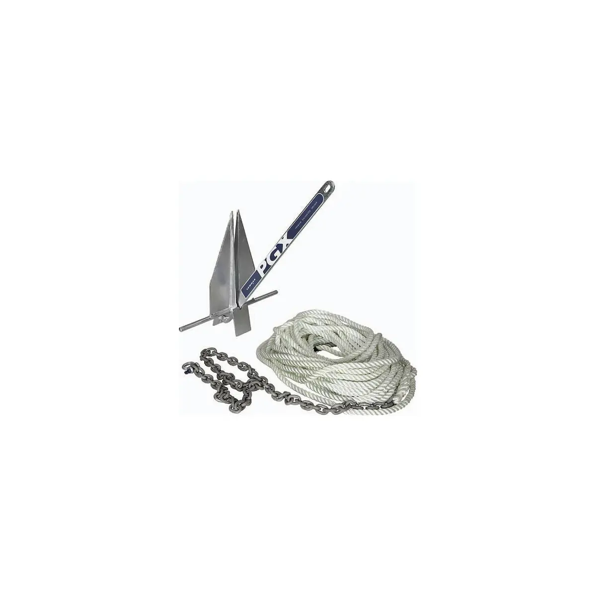 Lewmar 69600927 Pgx Anchor Package W/Rope & Chain, 8 Lb. 1