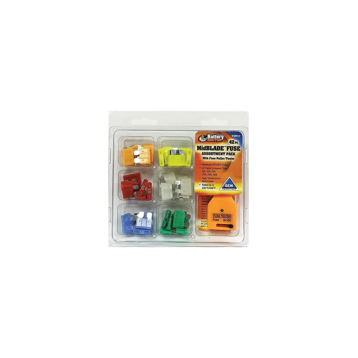 Wirthco 30914 Battery Doctor 42 Piece Ato/Atc Fuse Kit 1