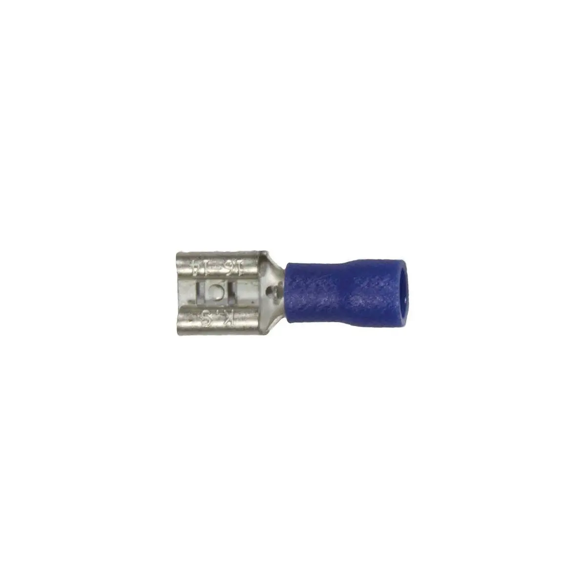 Wirthco 80826 Battery Doctor Blue Vinyl Insulated Quick Disconnects, 16-14 Awg, Female, 25/Pk. 1