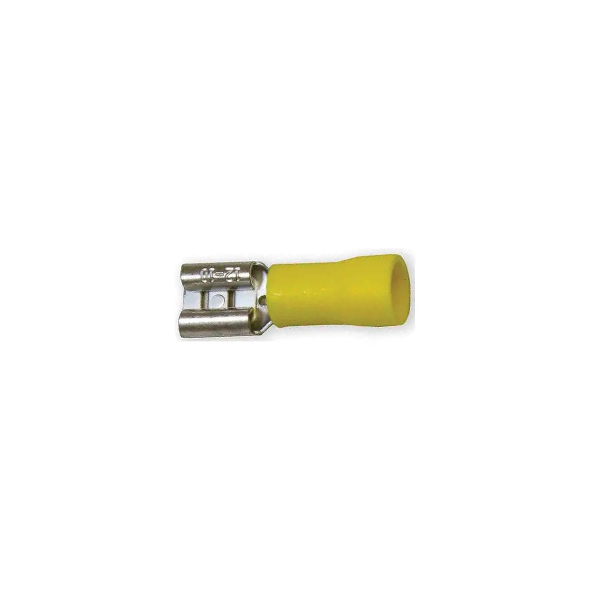 Wirthco 80827 Battery Doctor Yellow Vinyl Insulated Quick Disconnects, 12-10 Awg, Female, 25/Pk. 1