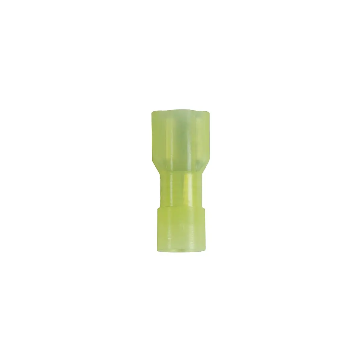 Wirthco 80830 Battery Doctor Yellow Nylon Fully Insulated Quick Disconnects, 12-10 Awg, Female, 5/Pk. 1