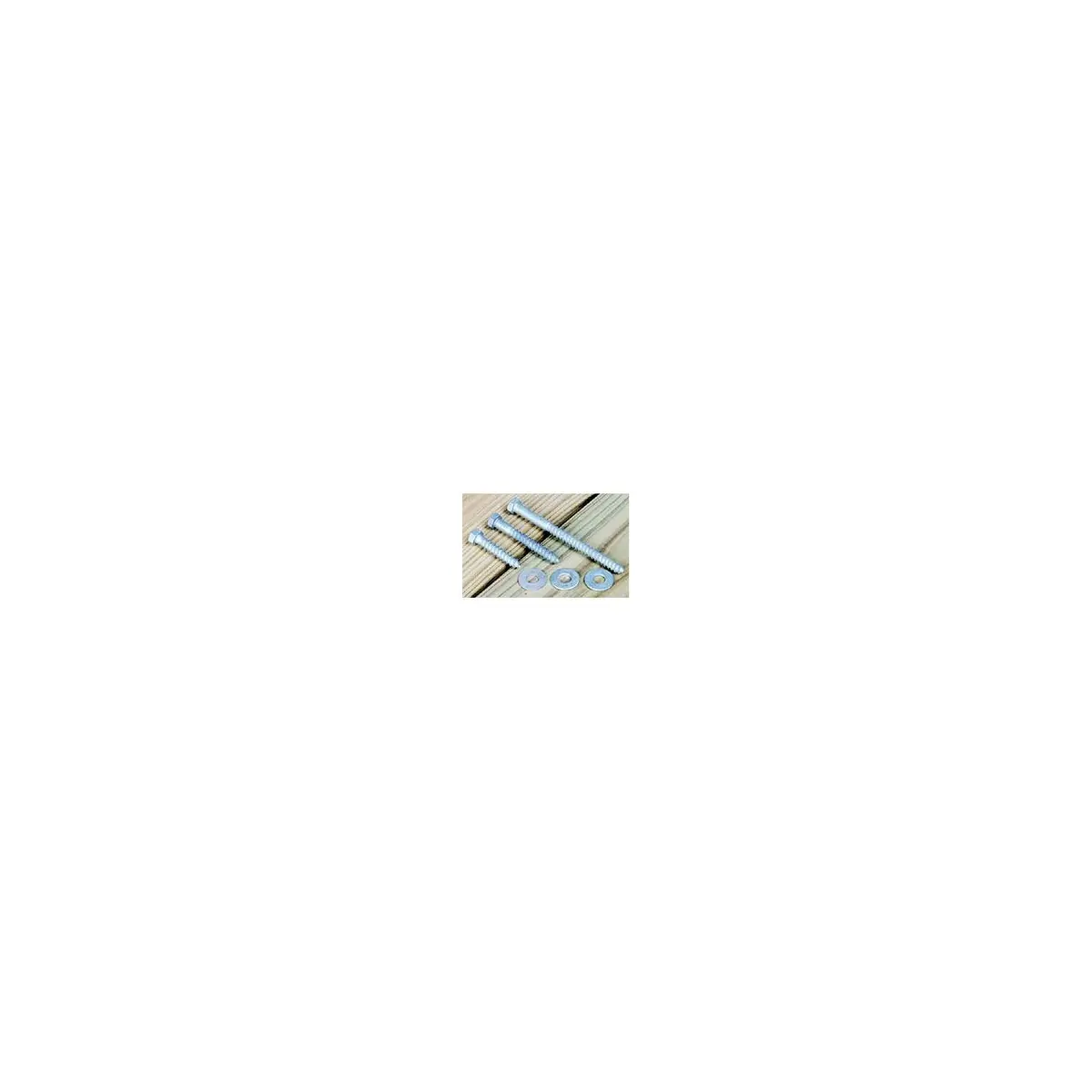 Tie Down Engineering 24289 Dock Hardware Hot Dipped Galvanized Lag Bolt Set (8, Per Bag) 1
