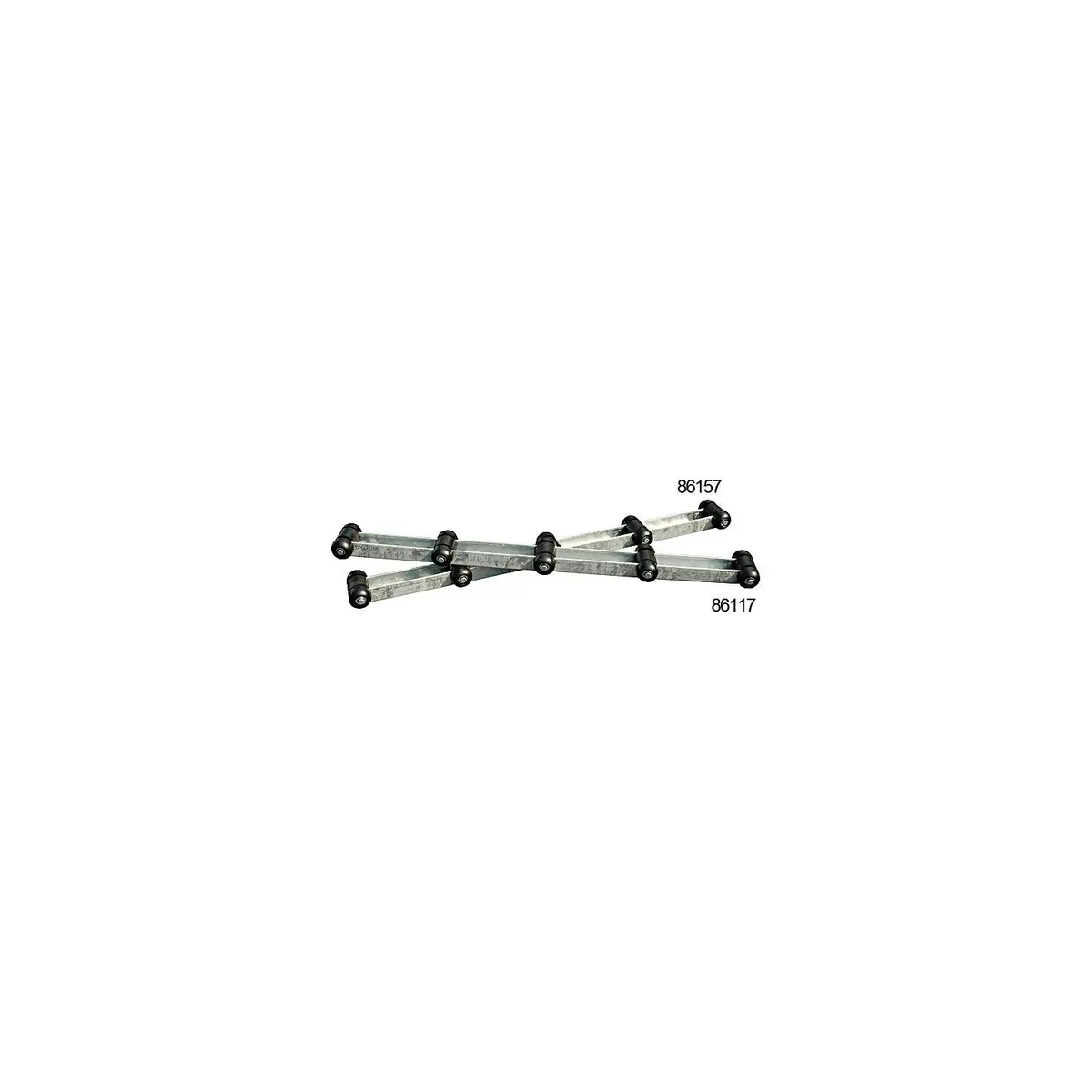 Tie Down Engineering 86117 Galvanized Roller Bunk Sold As Pair 1