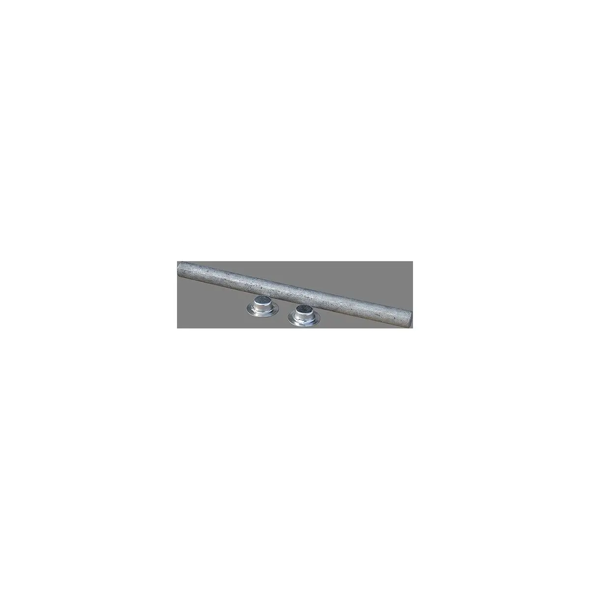 Tie Down Engineering 86184 Galvanized Roller Shaft W/Pal Nuts 1