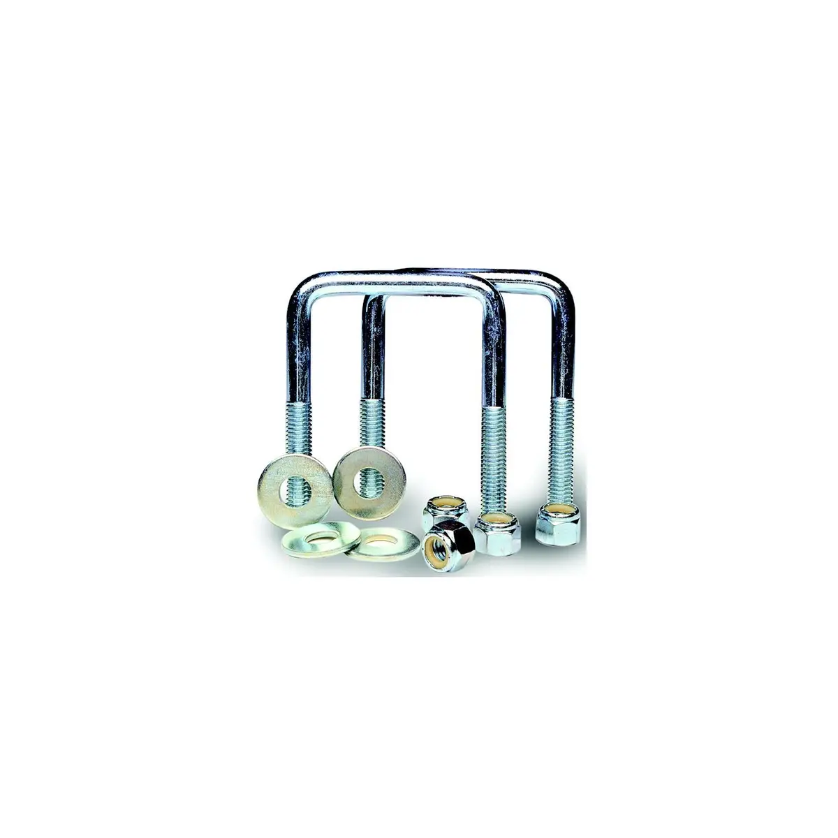 Tie Down Engineering 86231 Zinc Plated Square U-Bolt Kit 1