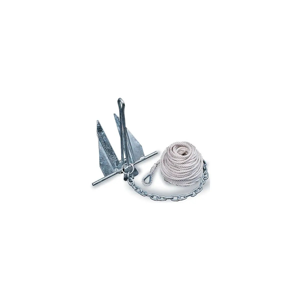 Tie Down Engineering 95090 Quik-Set Hooker Anchor Kit Includes Anchor, Anchor Line, Chain & (2) Shackles 1