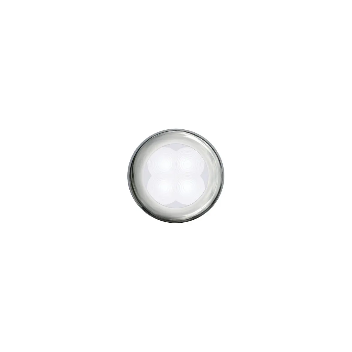 Hella 980500021 4 Led Round White/Ss Bezel 12V 1