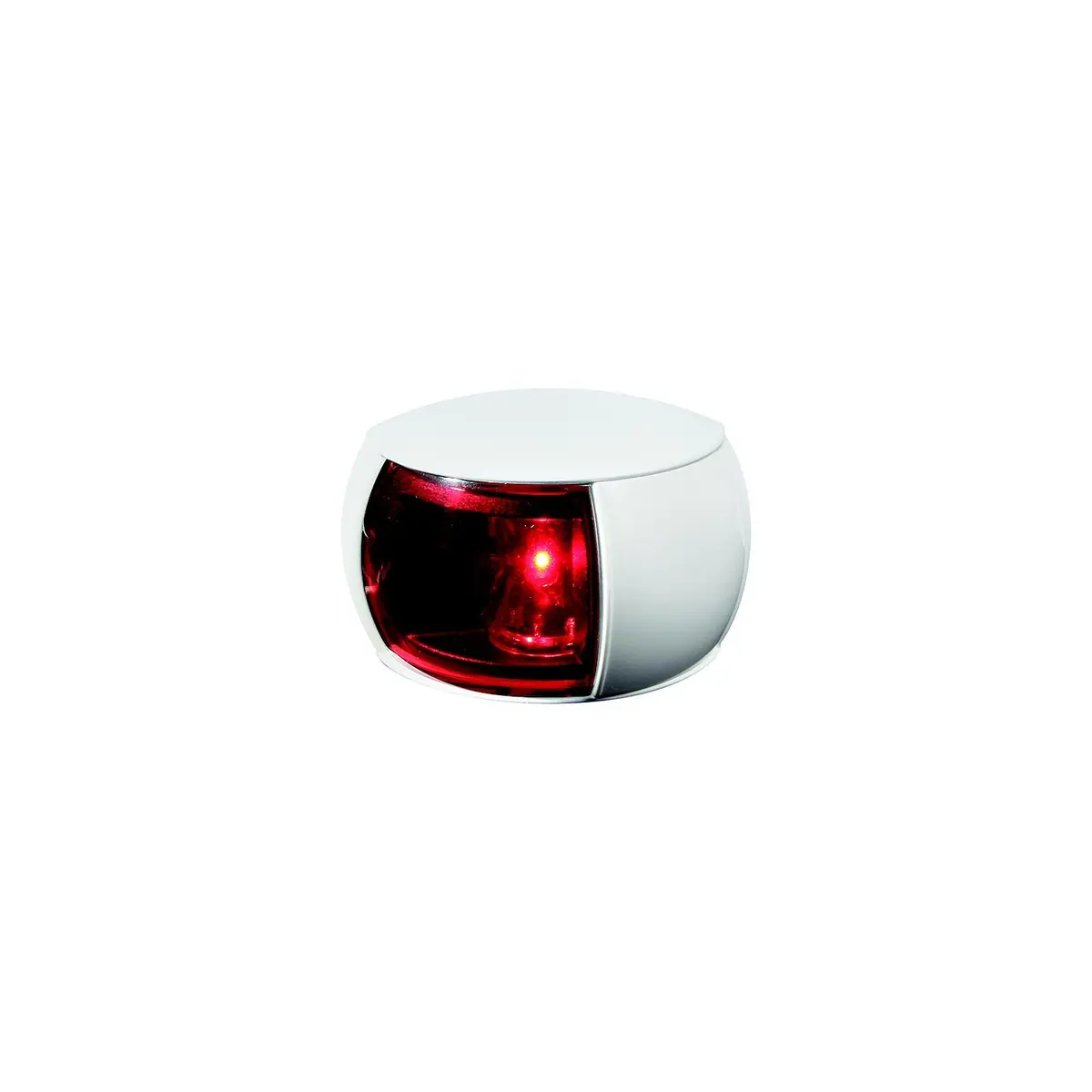 Hella 980520011 Naviled Port (Red) Side Light Only, White W/Red Lens, 1 Ea. 1