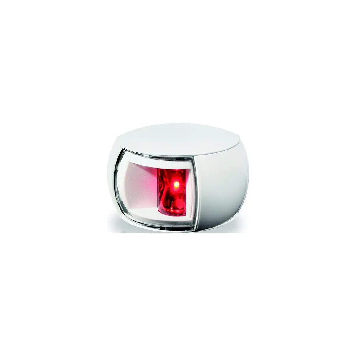 Hella 980520111 Naviled Port (Red) Side Light Only, White W/Clear Lens, 1 Ea. 1