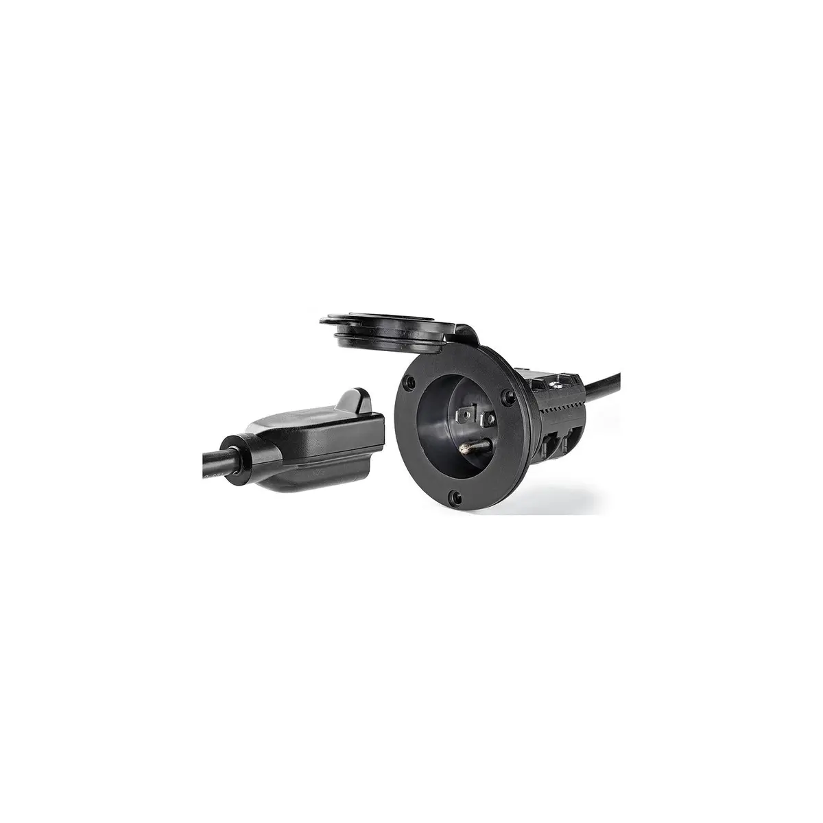 Minn Kota 1865111 Ac Power Port, Black, Bulk 1