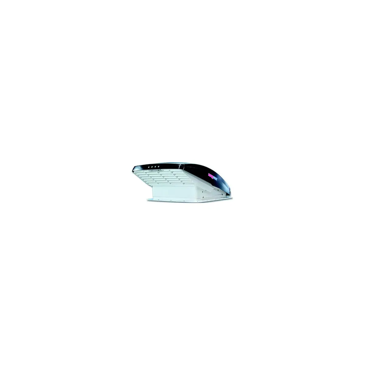 Maxxair 00-05301K Maxxfan Deluxe White Rv 4-Speed Fan W/Manual Opening & Rain, Shield 1