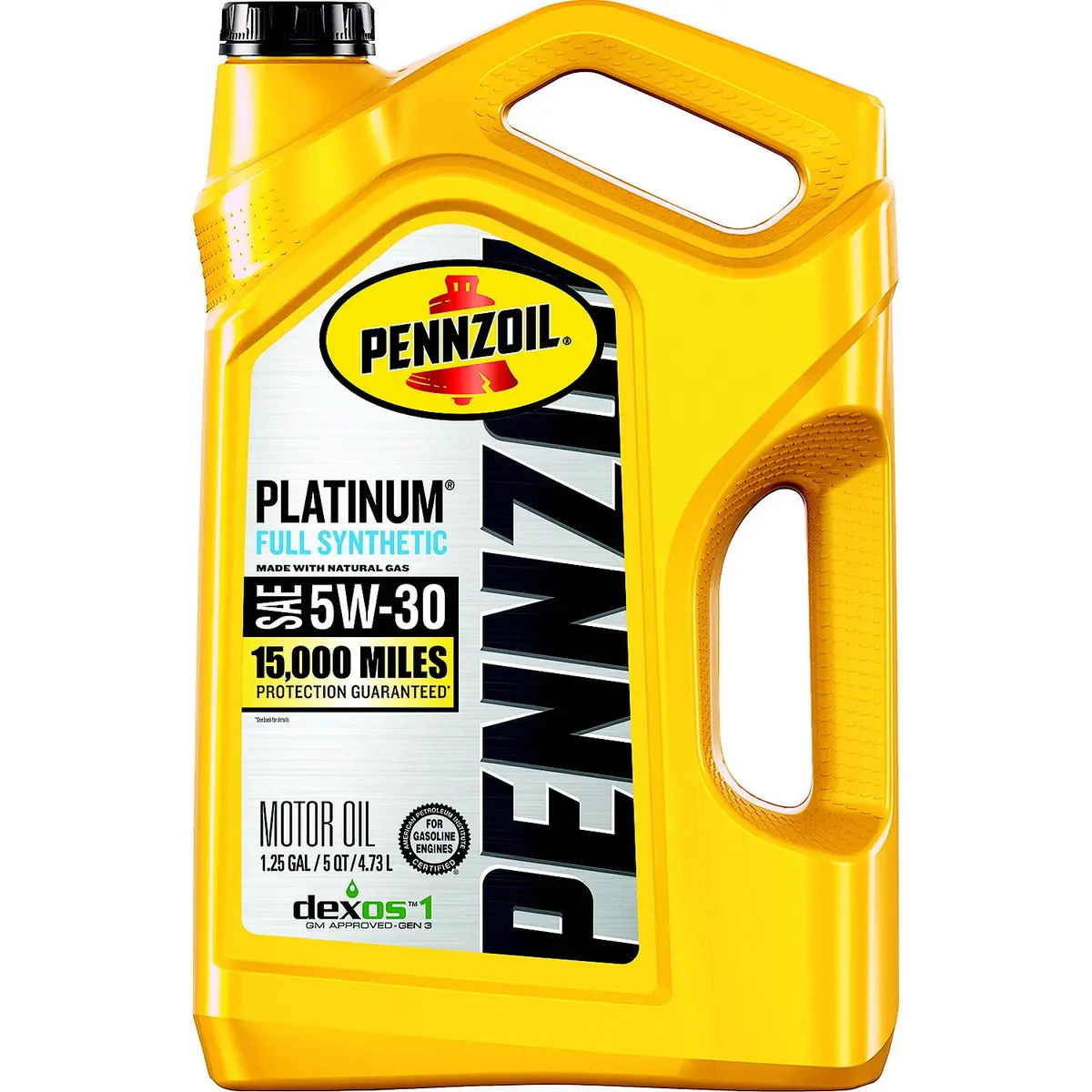 Pennzoil 550046126 Platinum Full Synthetic , 5W-30, 5 Quart 1