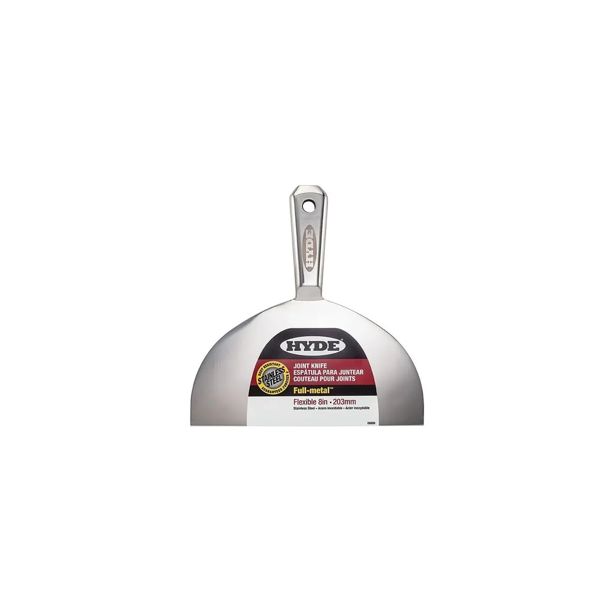Hyde Tools 06888 0 8" Flexible Full-Metal Stainless Steel Joint Knife 1