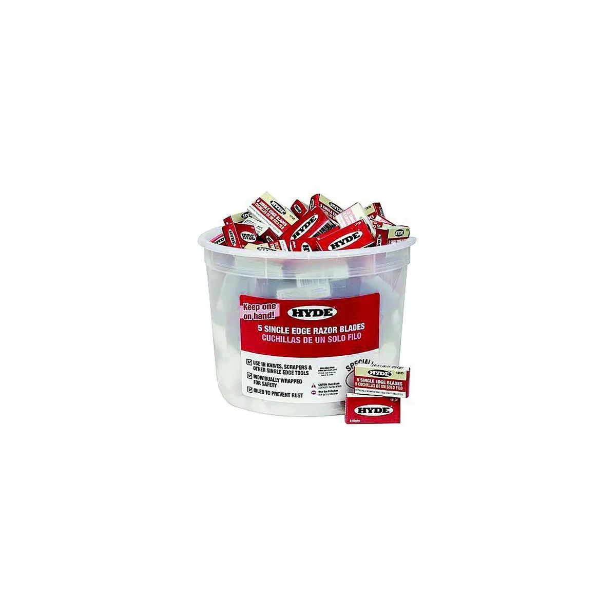 Hyde Tools 49500 Razor Blade Pail 1