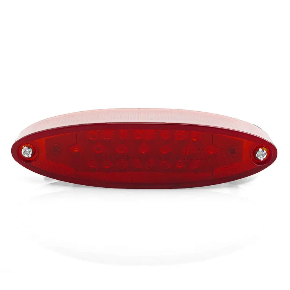 Cat Eye Tail Light - Red Lens E Marked 1