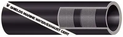 Shield 16-200-6004 Shields Marine Exhaust Water Series 200 Hose Without Wire, 6" X 12-1/2'' 2
