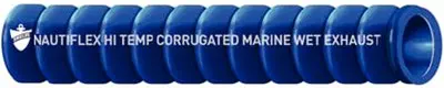 Shield 16-262-1004 Shields Marine Corrugated Blue Series 262 Silicone Water, Exhaust 12-1/2' Hose 2