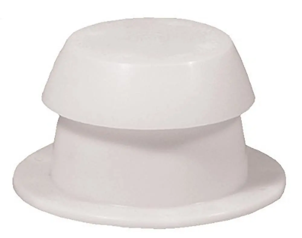 Hengs 10001-C Plastic Plumbing Vent, White 1