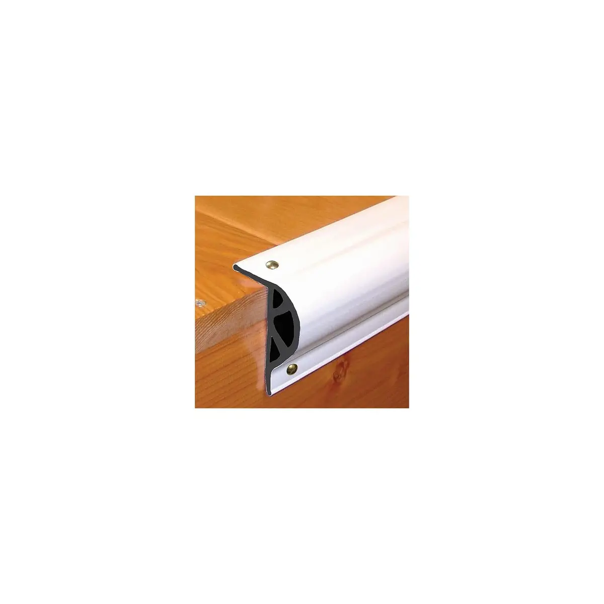 Taylor Made Products 46012 Dock Pro Vinyl Dock Edging P-Shape 3-1/8" H X 2" W X, 10' L, White 1