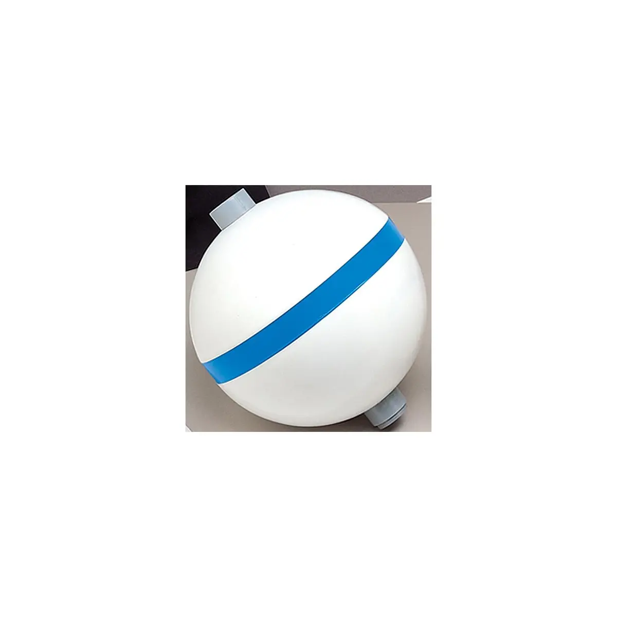 Taylor Made Products 46370 Taylor Sur-Moor T3c Mooring Buoy White W/ Blue, Reflective Striping 1
