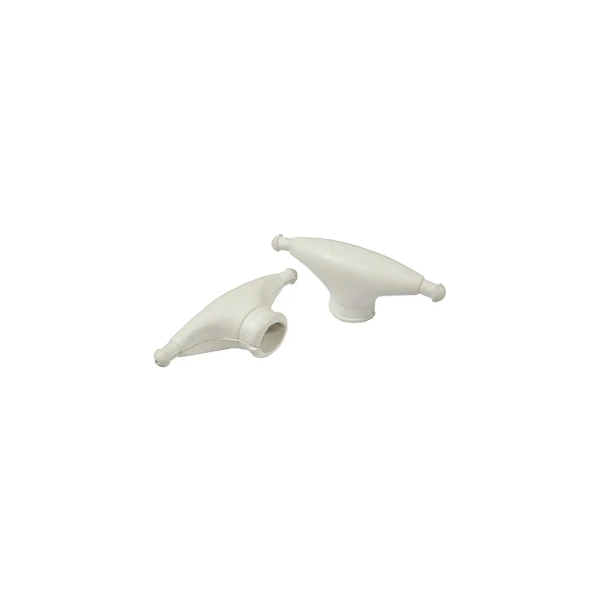 Taylor Made Products 960026 Taylor Rubber Spreader Boots White (Sold In Pairs) 1