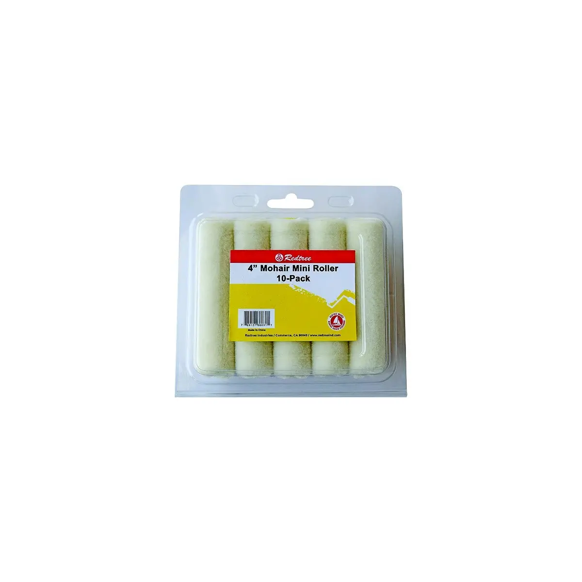 Redtree 36031 4" Mohair Mini Roller Refill, 10/Pk 1