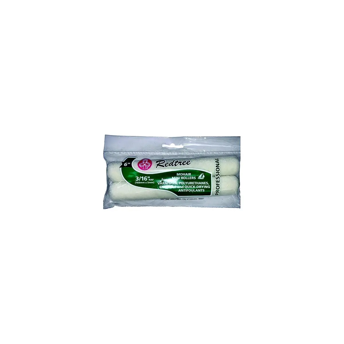 Redtree 36032 6" Mini Mohair Roller, 2/Pk 1