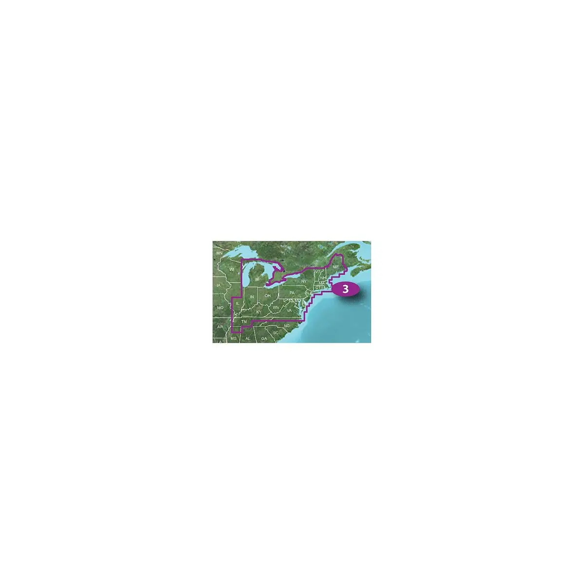 Garmin 010-C0713-00 Vision Card, Tampa-New Orleans 1