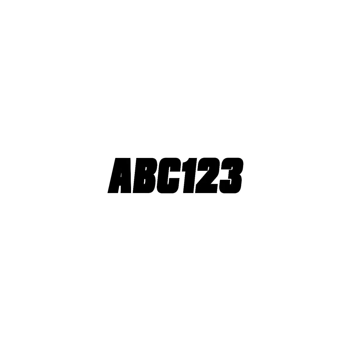 Hardline Products Blk500ec 2" Factory Matched Snowmobile Registration Kits, Solid Black 1