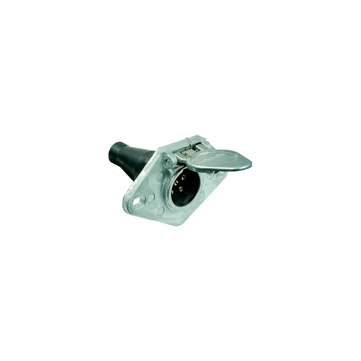 Pollak 11-608Ep Pollack 6-Way Socket W/Rubber Boot 1