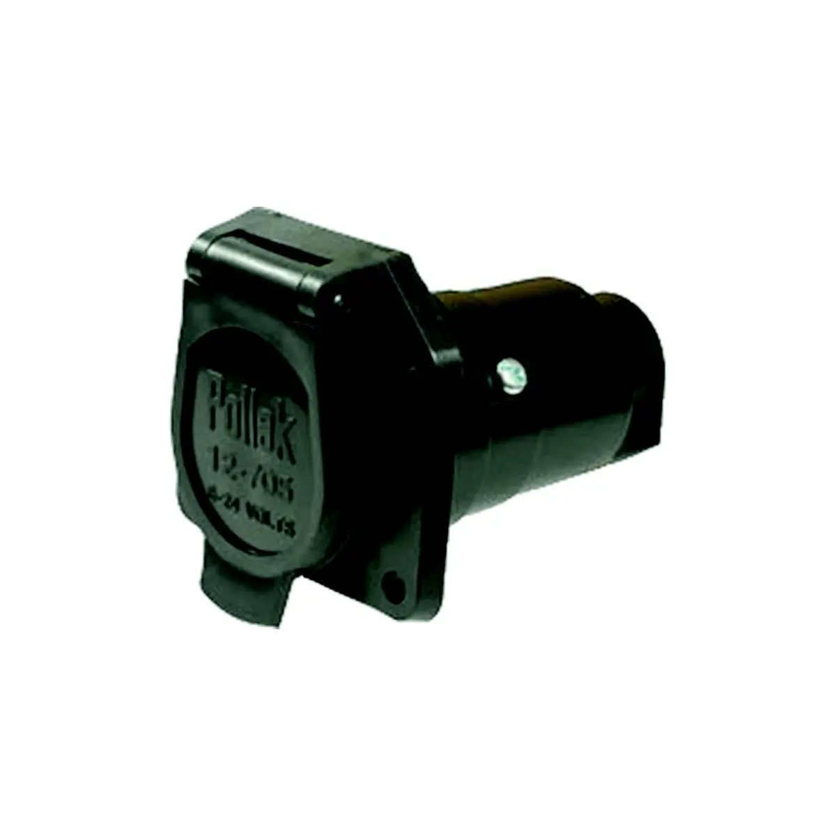 Pollak 12-707Ep Pollack 7-Way Black Plastic Car End Socket Only 1