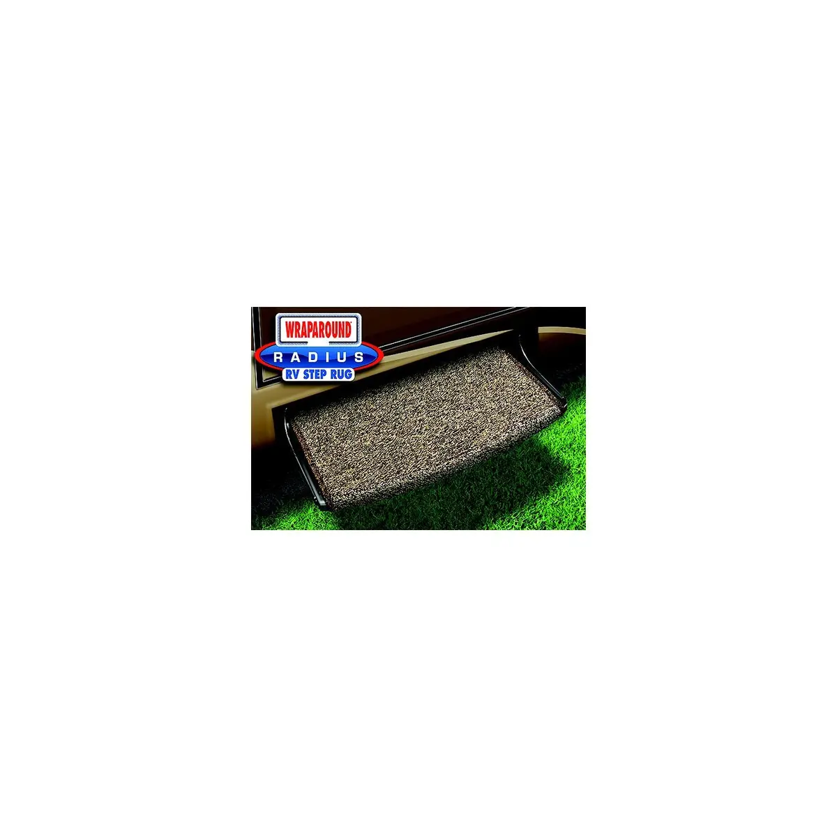 Prest-O-Fit 2-0201 Wraparound Radius Rv Step Rug 22" Wide 1