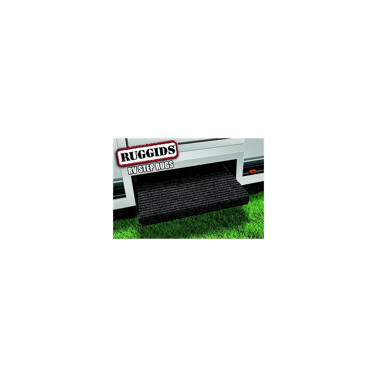 Prest-O-Fit 2-0420 Ruggids Rv Step Rug, 23" Wide, Black 1