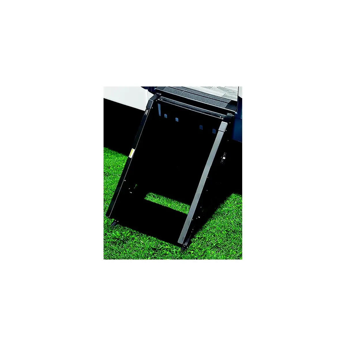 Prest-O-Fit 2-0518 Trailhead Rv 3-Step, 19.5" Step Rug For Morryde Stepabove, Obsidian Black 1