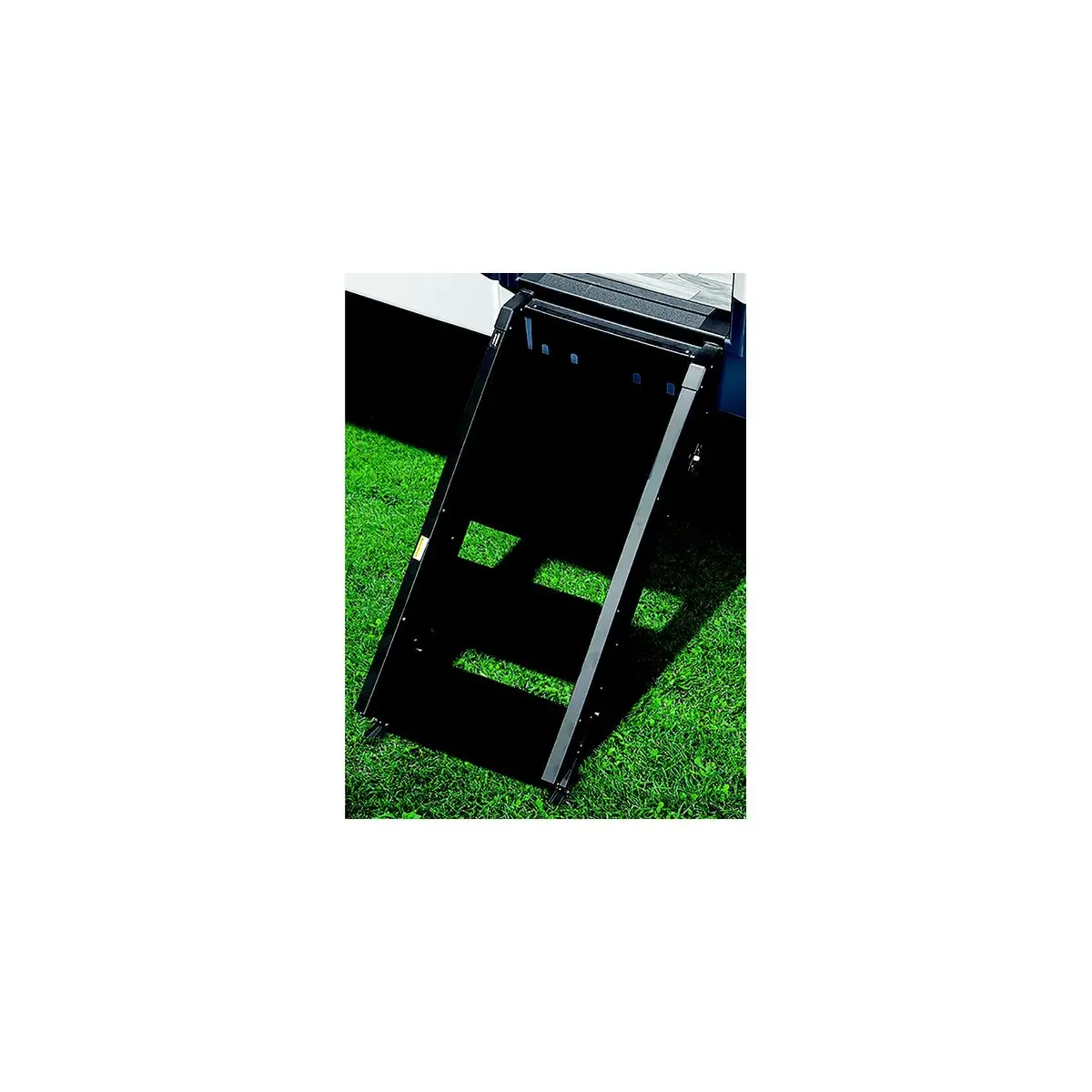 Prest-O-Fit 2-0536 Trailhead Rv 4-Step, 23.5" Step Rug For Morryde Stepabove, Obsidian Black 1