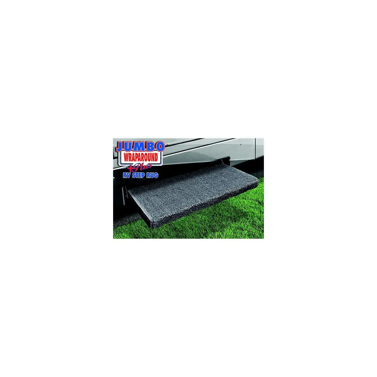Prest-O-Fit 2-0058 Jumbo Wraparound Plus Rv Step Rug, 23" Wide, Green 1