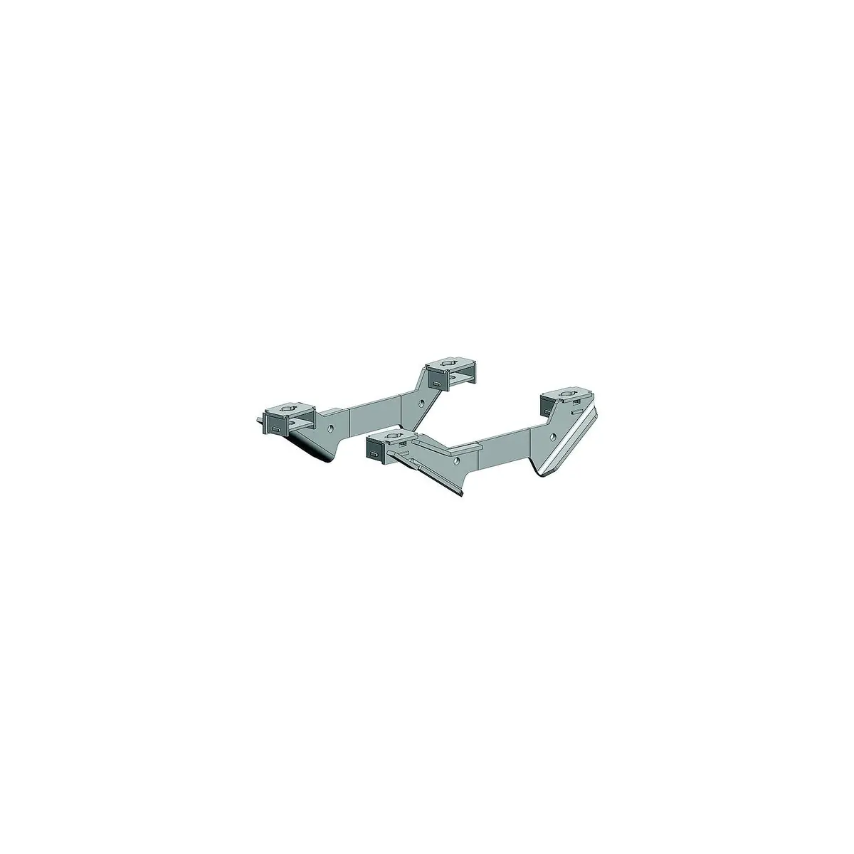 Pullrite 2328 Isr Series 22K Superrail Mounting Kit For 2011-2017 Chevy Gmc 2500 & 3500 Pickup Trucks 2