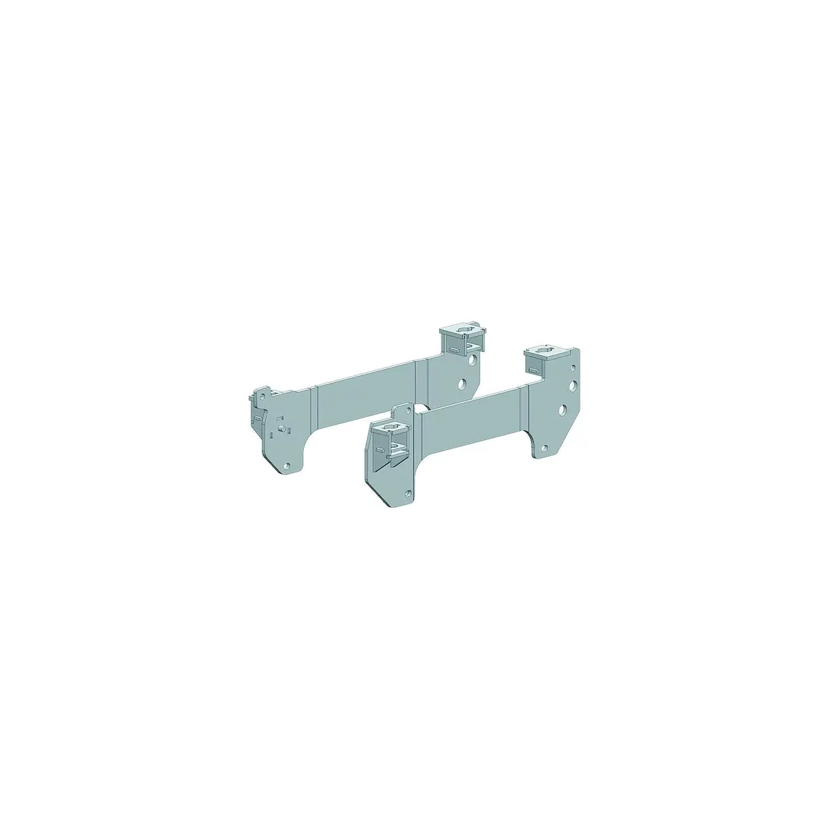 Pullrite 2330 Isr Series 24K Superrail Mounting Kit For 2003-2012 Dodge 2500 & 3500 Pickup Trucks 1